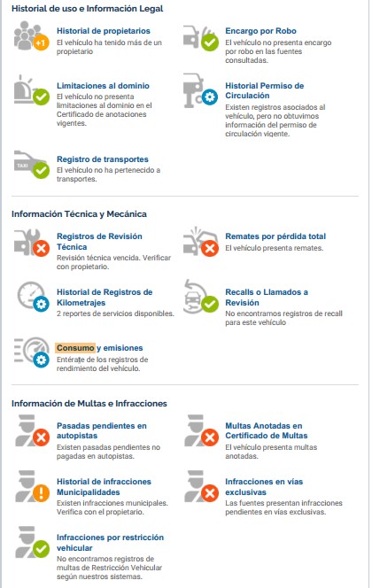 ¿Qué datos de un auto puede consultar con la patente?
