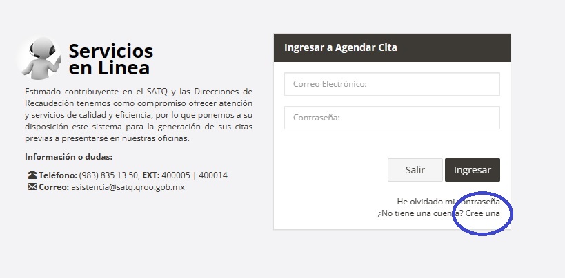 Citas canje de placas Quintana Roo