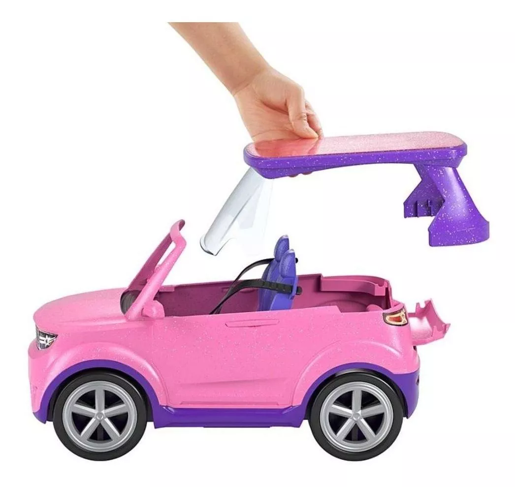 autos de juguete iconicos: auto de barbie transformable