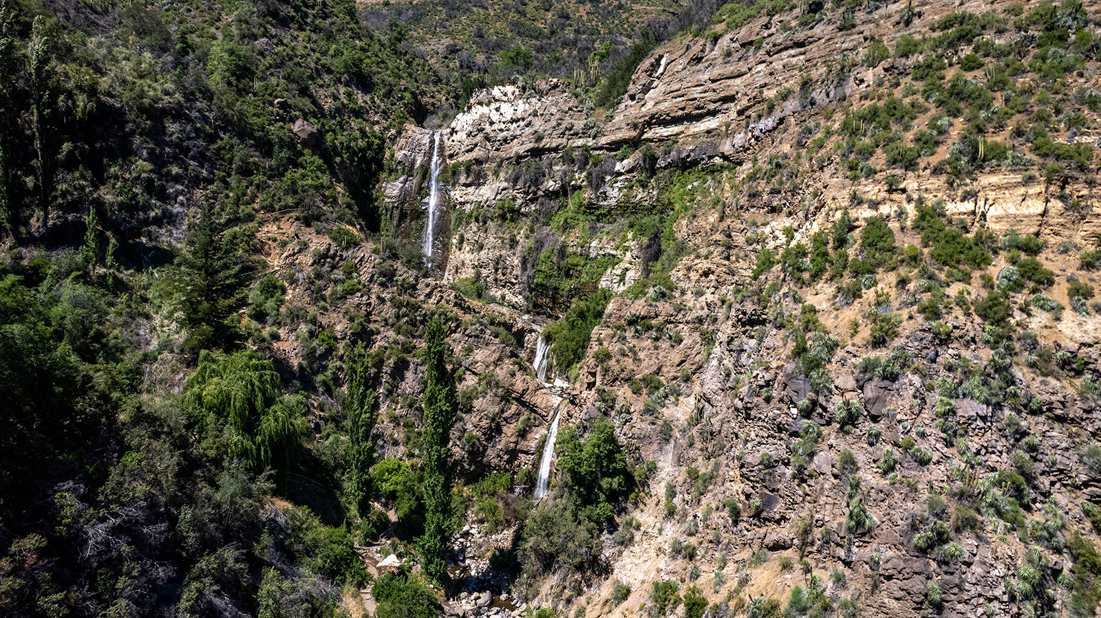 Ir al Cajón del Maipo en auto: Cascada de las animas