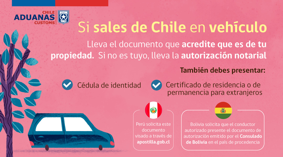 Requisitos para salir de Chile en auto: ¿Qué documentos necesitas?