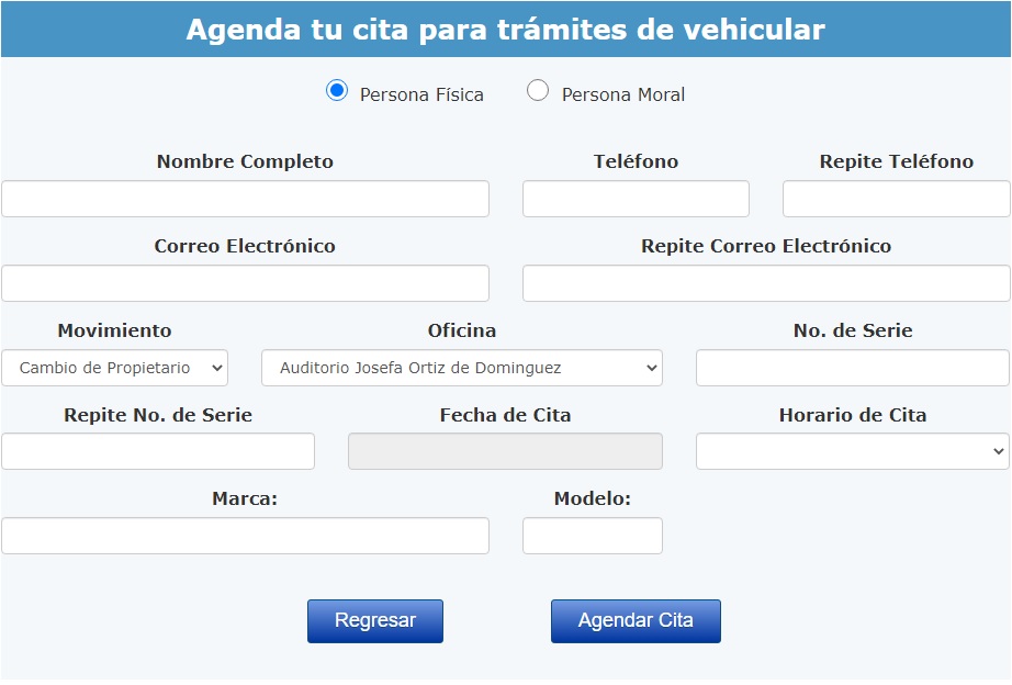 cambio de propietario en Querétaro
