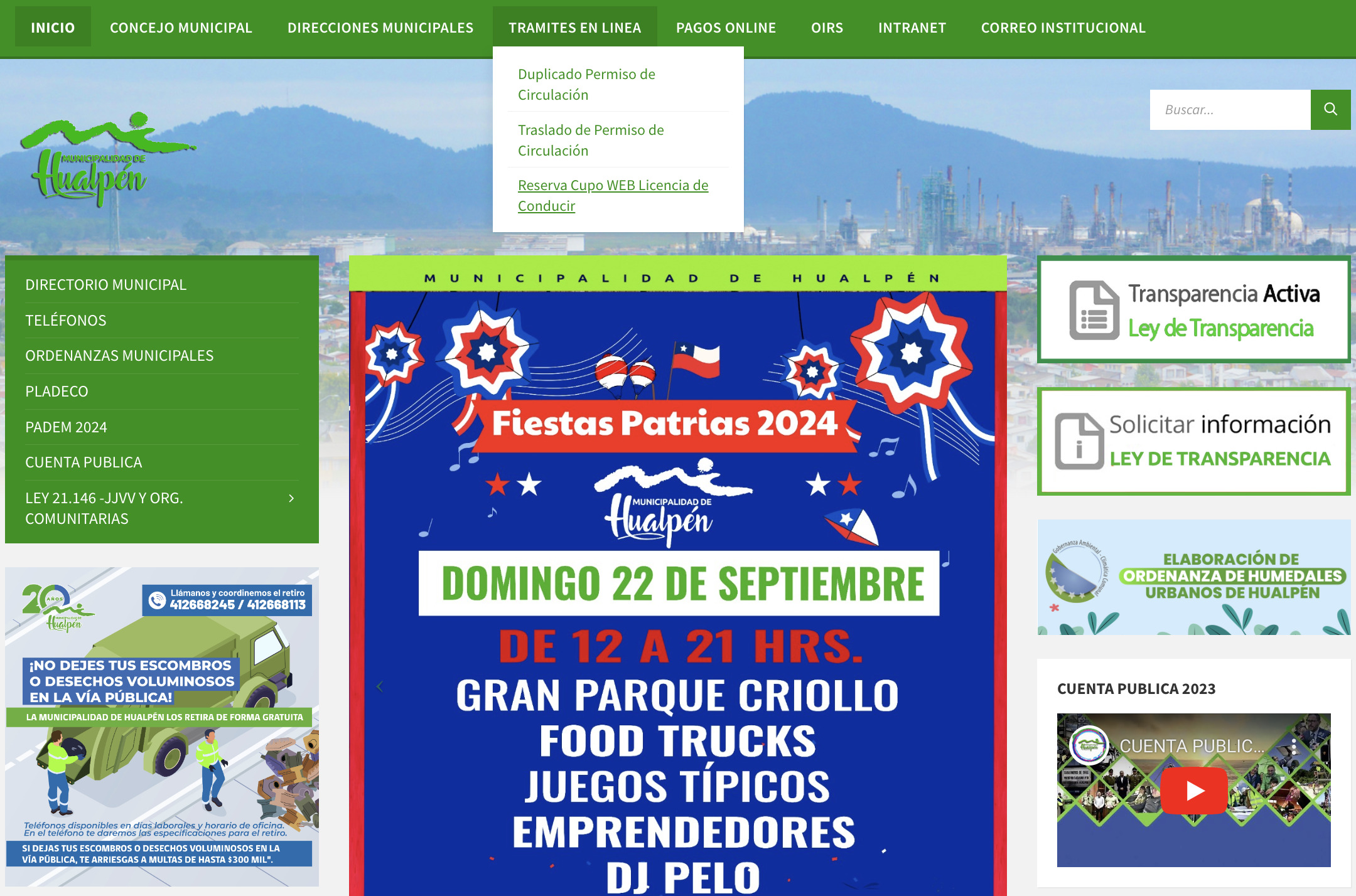 Licencia de conducir en Hualpén