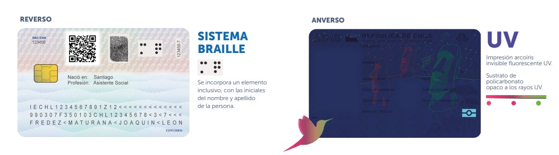 Nueva cédula de identidad en Chile