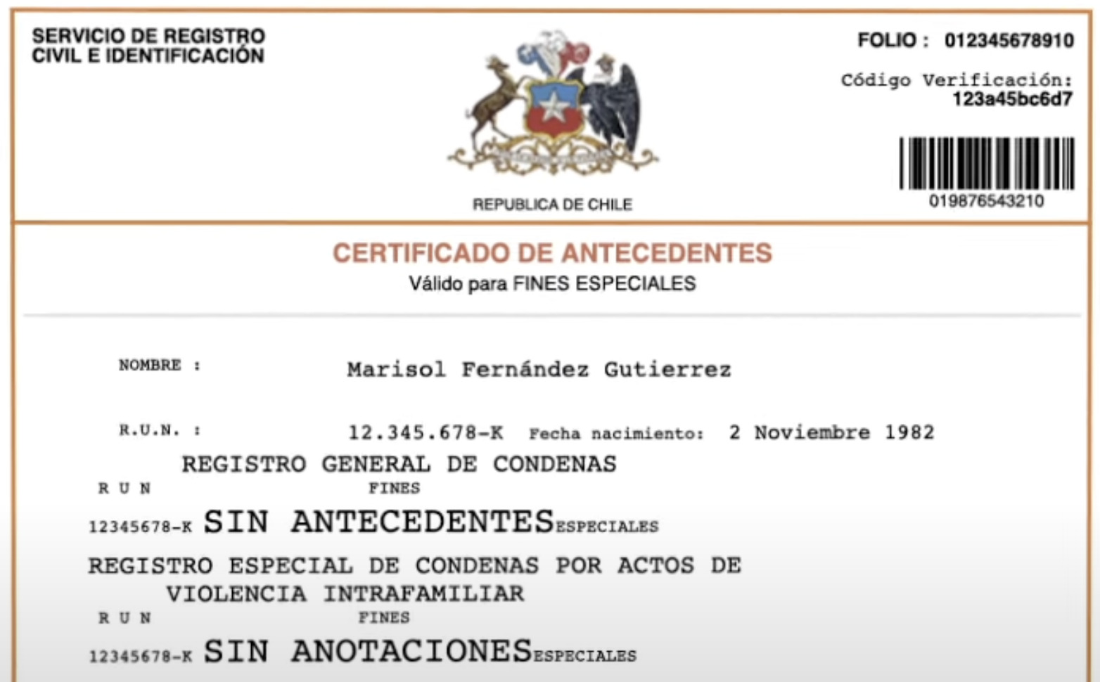 certificado de antecedentes para idoneidad moral