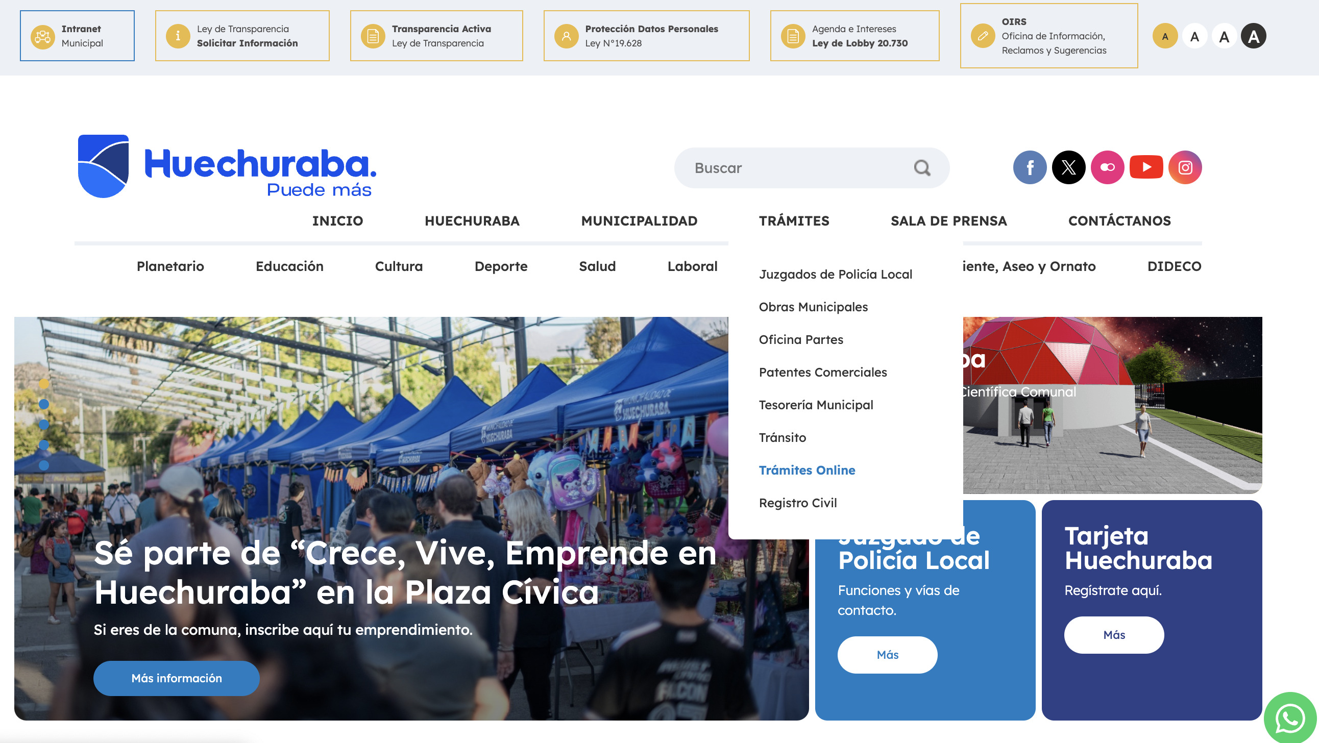 pagar online el permiso de circulación en Huechuraba