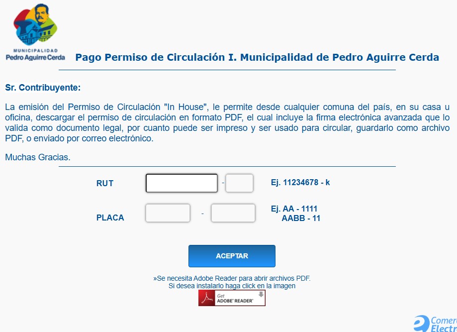 portal de pago PAC