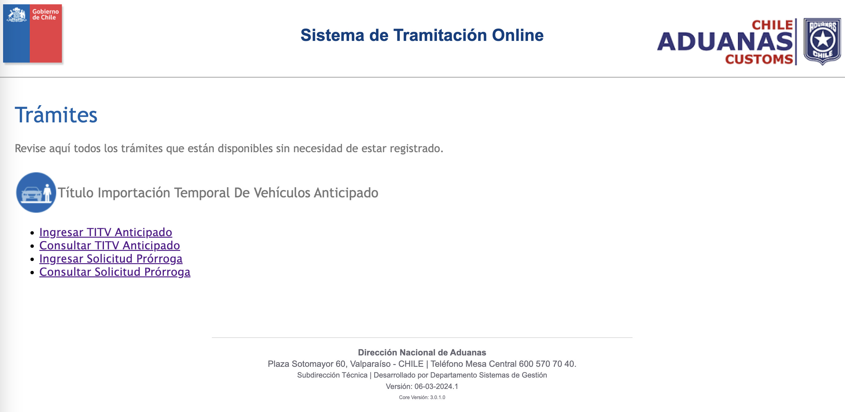 Requisitos para entrar a Chile en auto extranjero