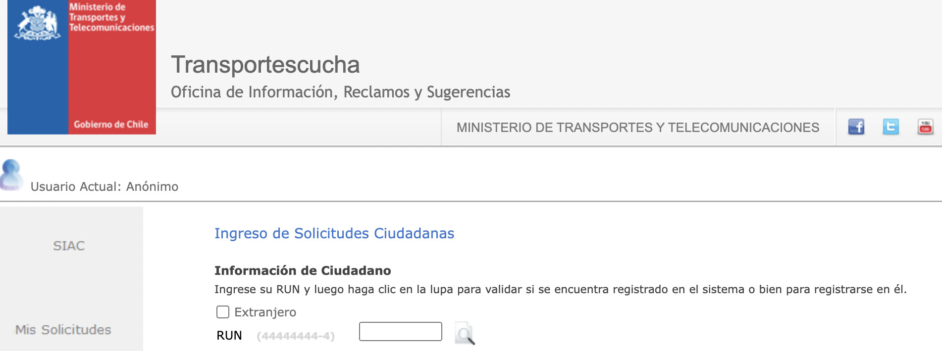 Denuncias de transporte escolar	