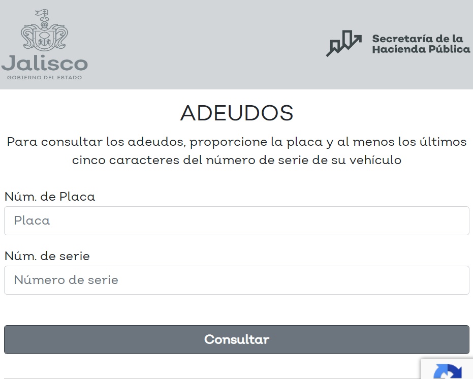 fotoinfracciones en Jalisco: consulta de adeudo