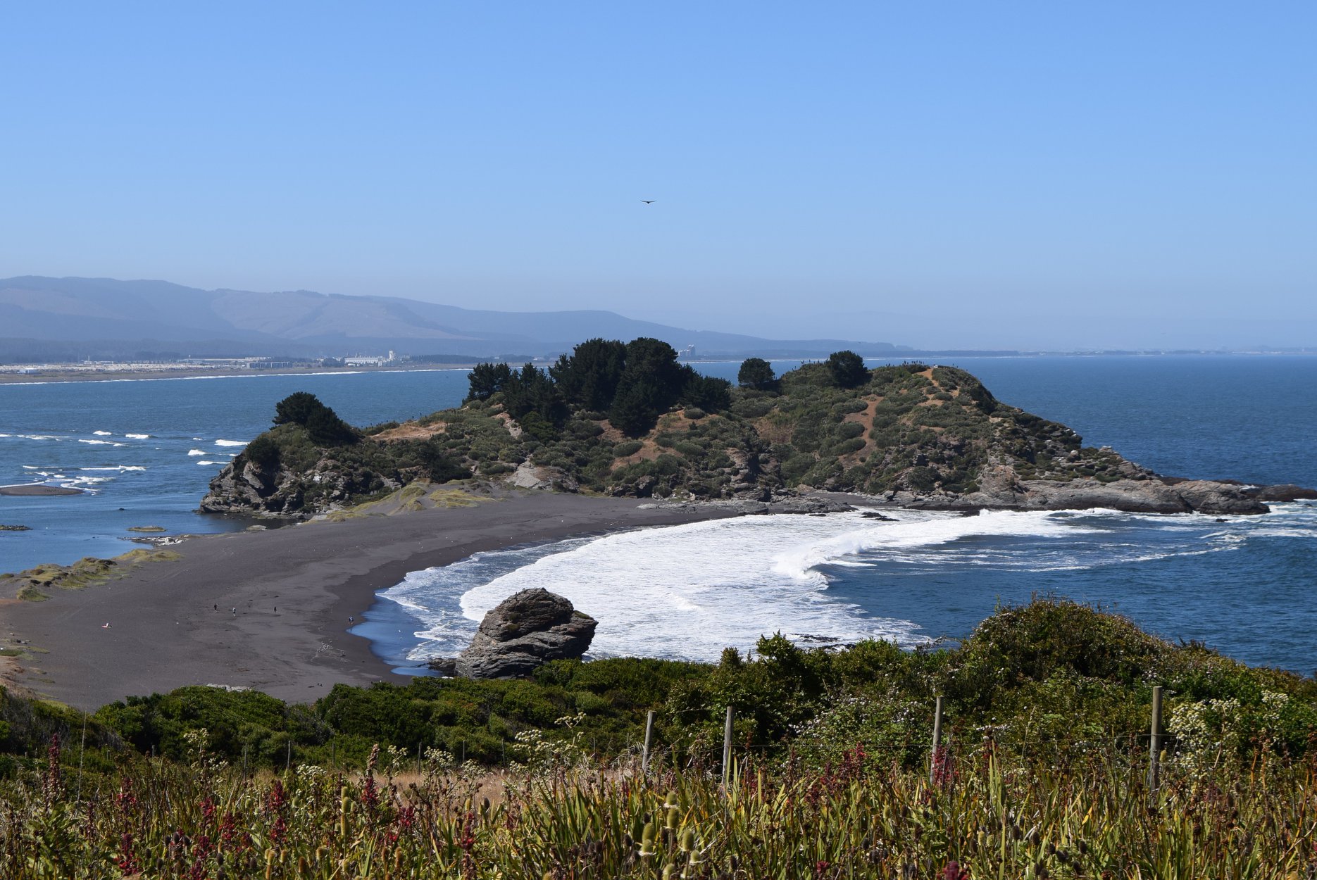 Lugares turísticos en Concepción y alrededores: desembocadura del rio biobio