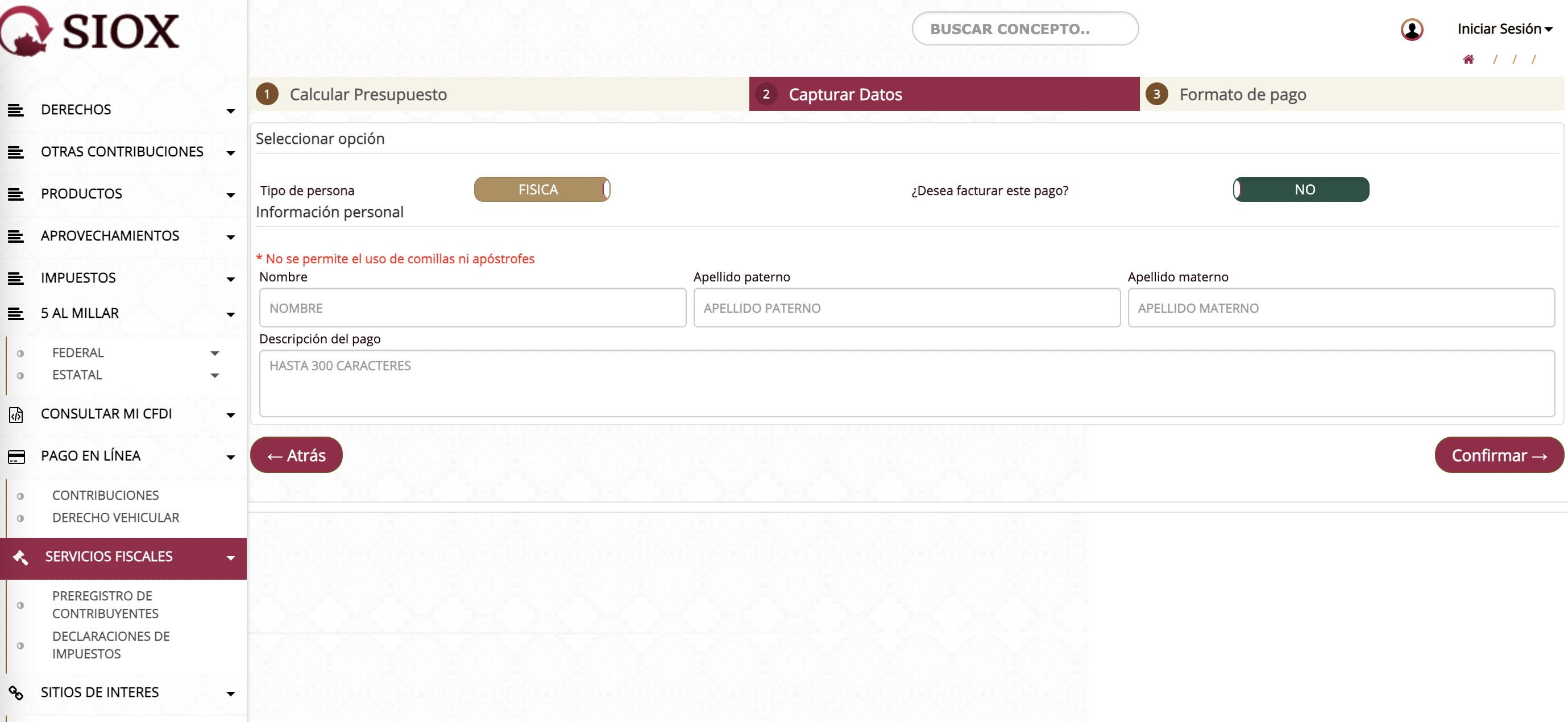 Antecedentes no penales Oaxaca
