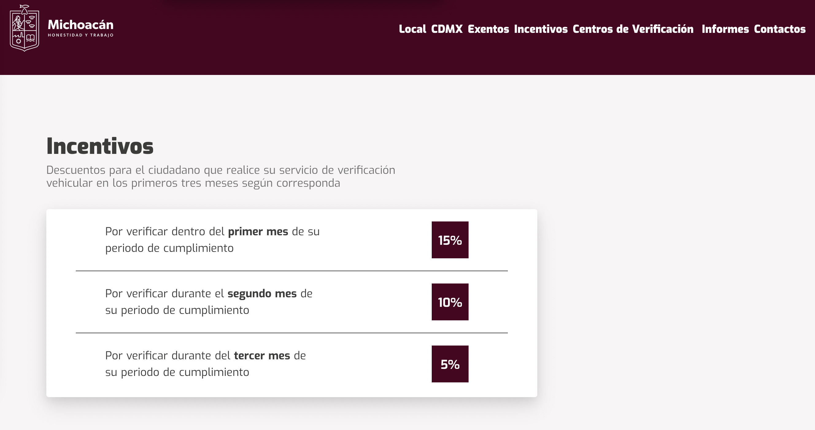Verificación vehicular en Michoacán