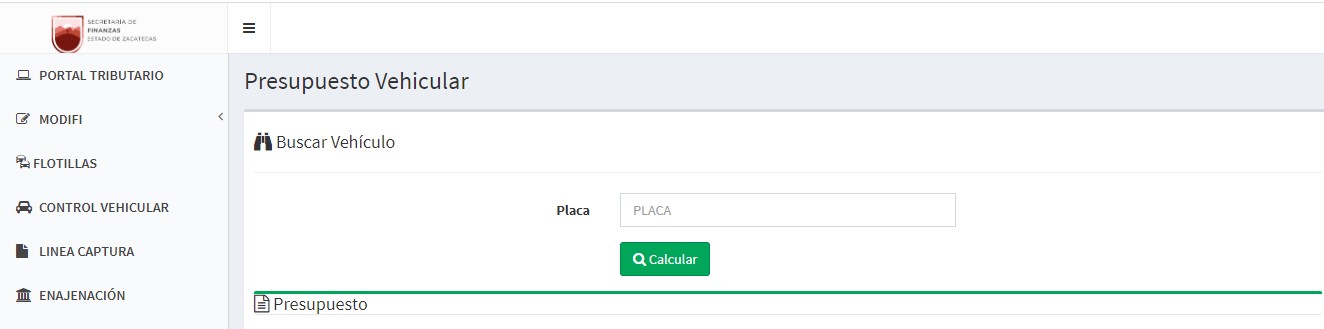 Consultar tenencia en Zacatecas