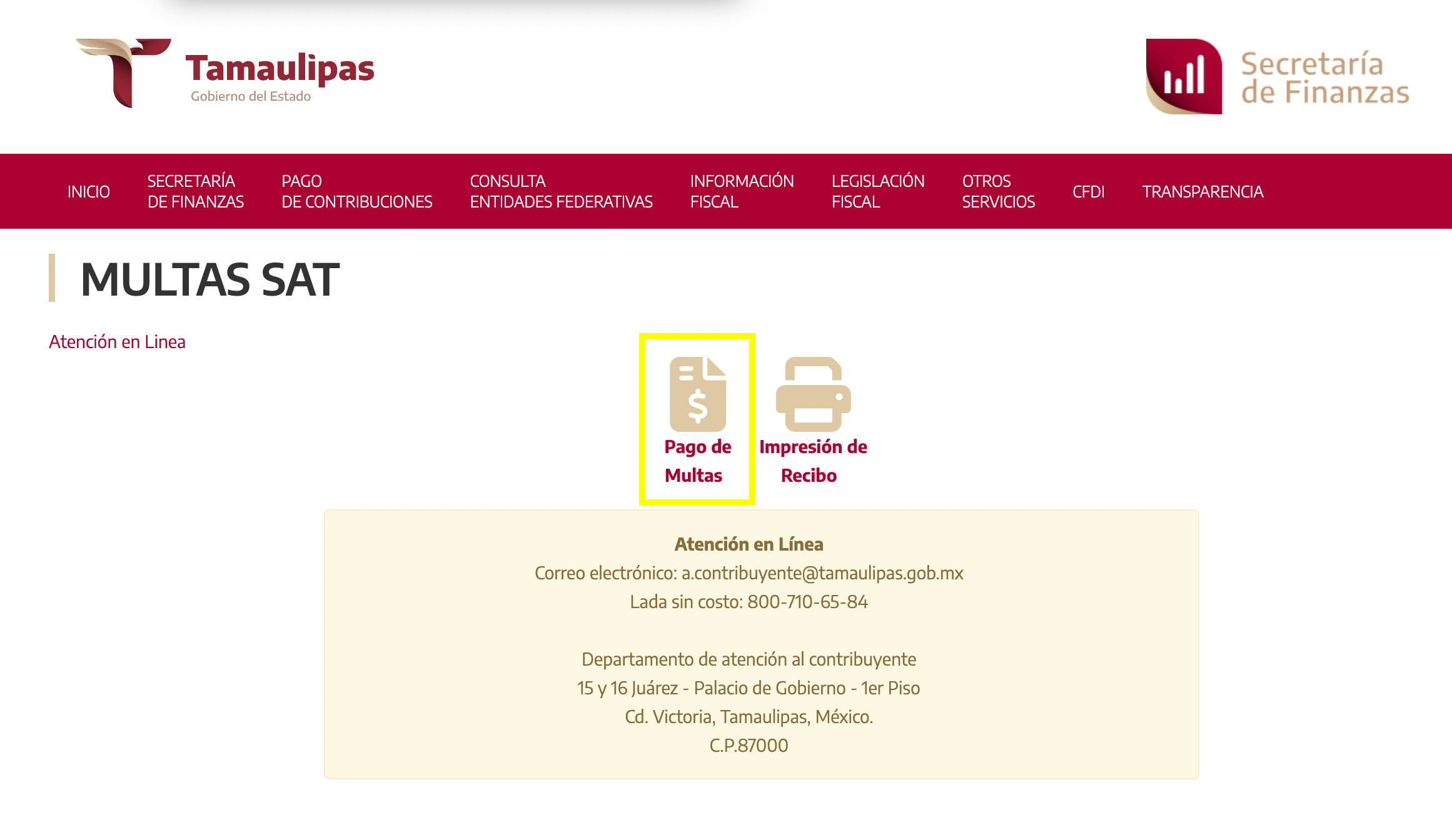 Multas de tránsito en Tamaulipas