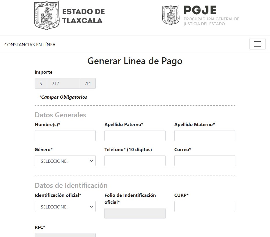 antecedentes no penales Tlaxcala