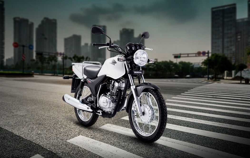 Motos de trabajo Honda Cargo color blanco