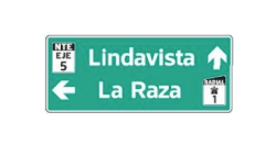 Señales de tránsito informativas