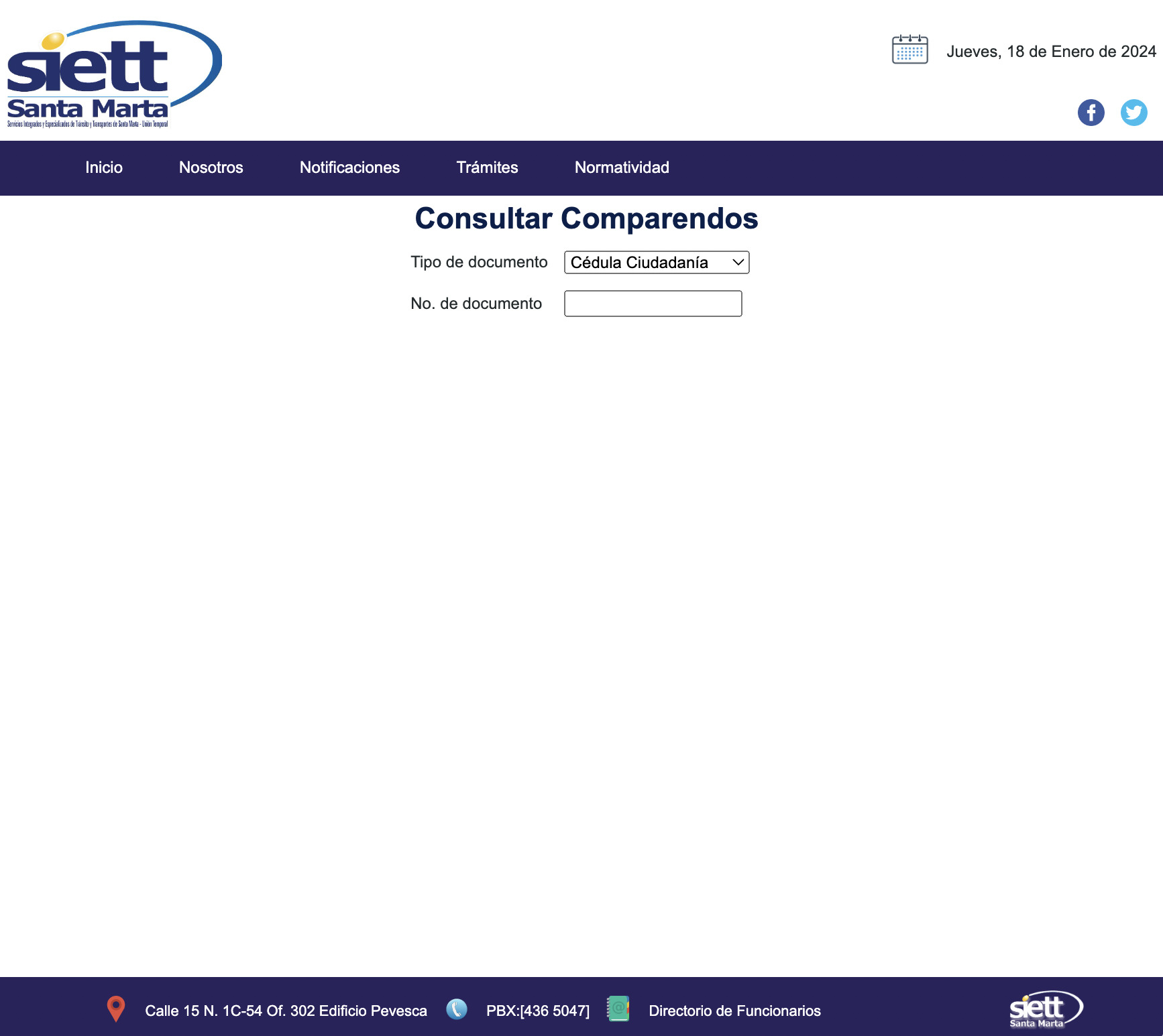 comparendos en santa marta