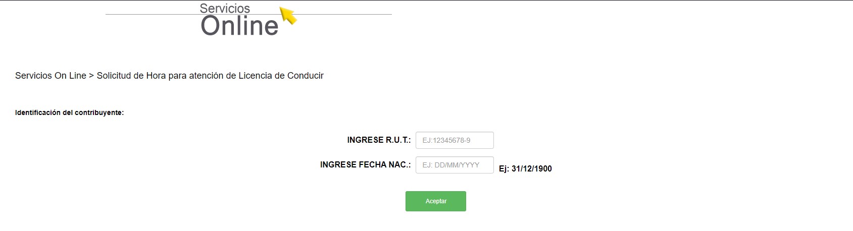 Agendar cita para licencia Osorno
