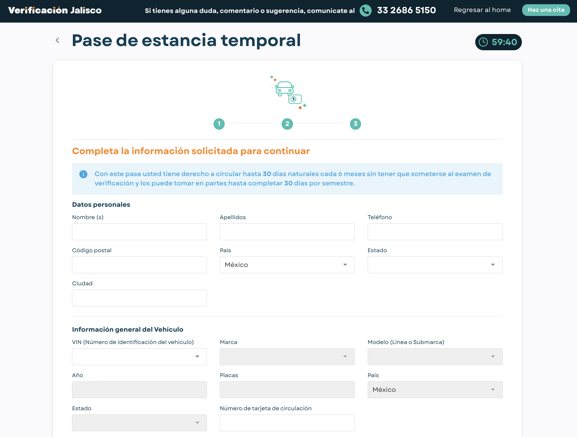 Pase de Estancia Temporal en Jalisco: Trámite y duración