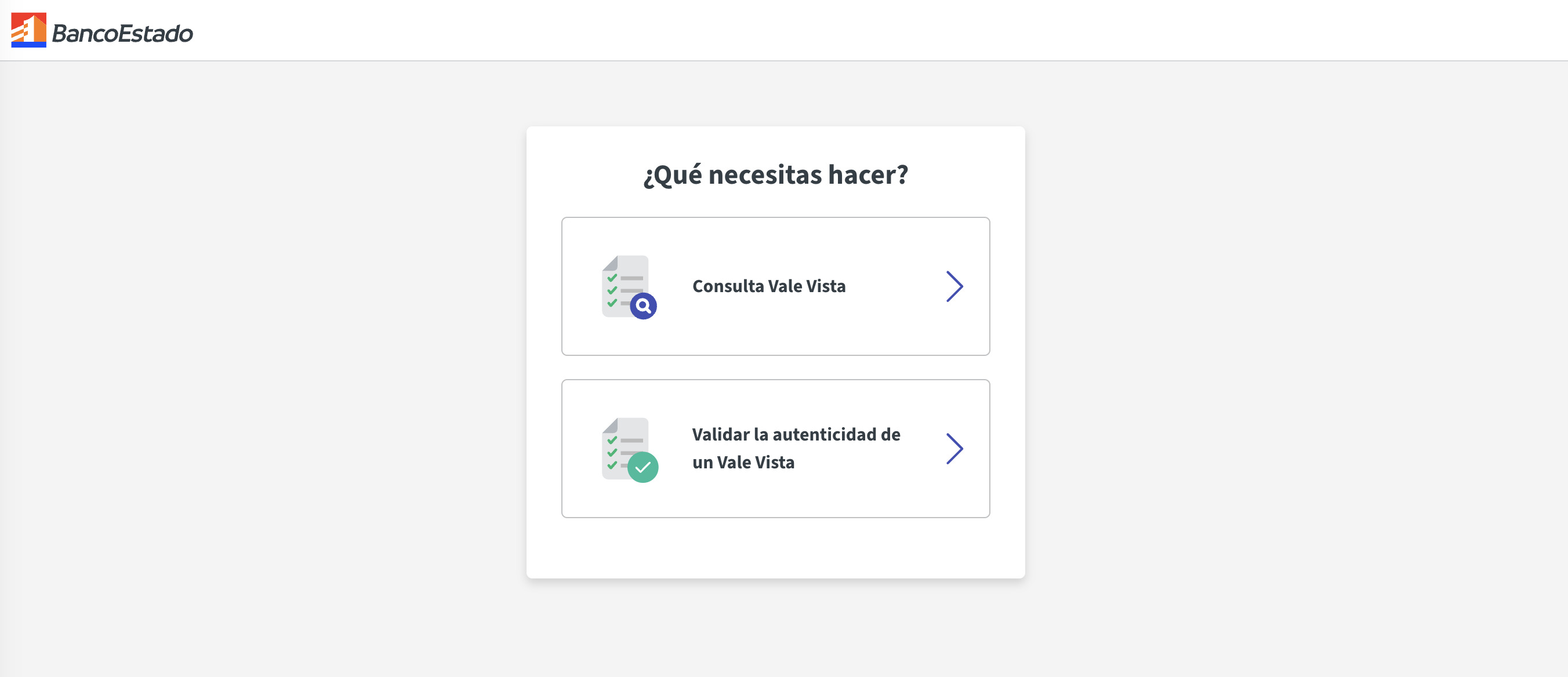 ¿Cómo consultar un vale vista en Chile? banco estado