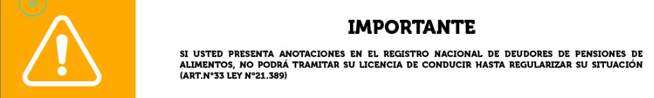 licencia de conducir registro de deudores