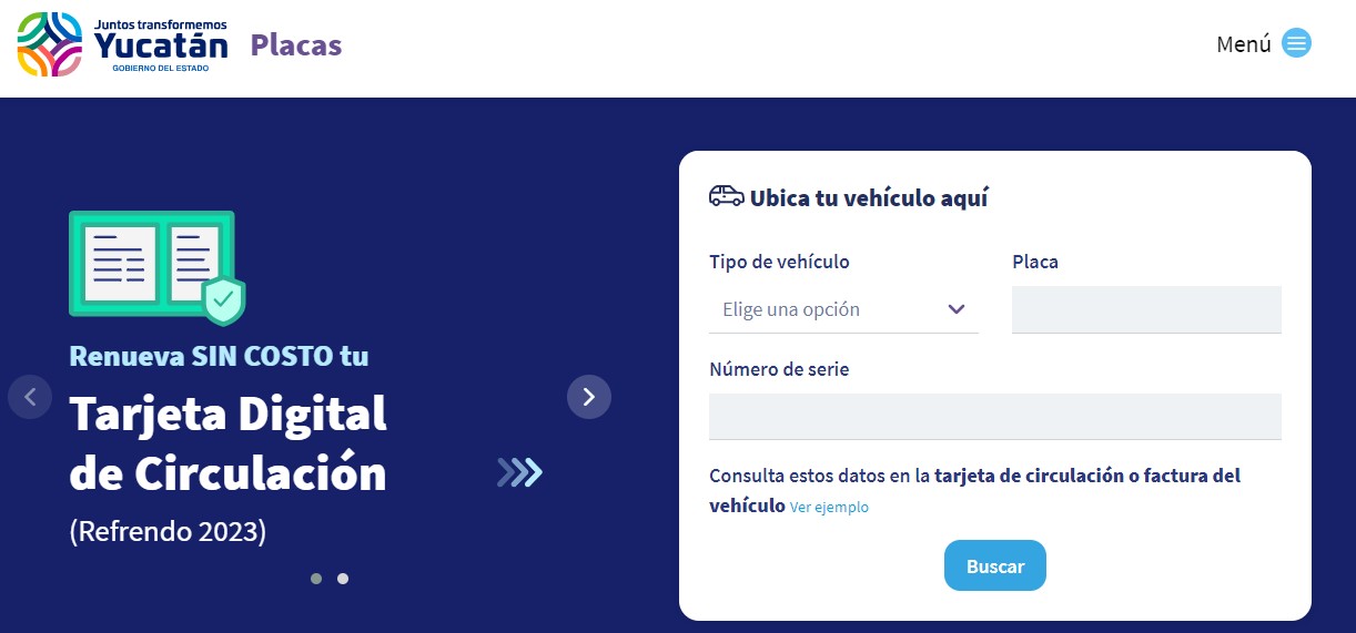 Consultar refrendo en Yucatán