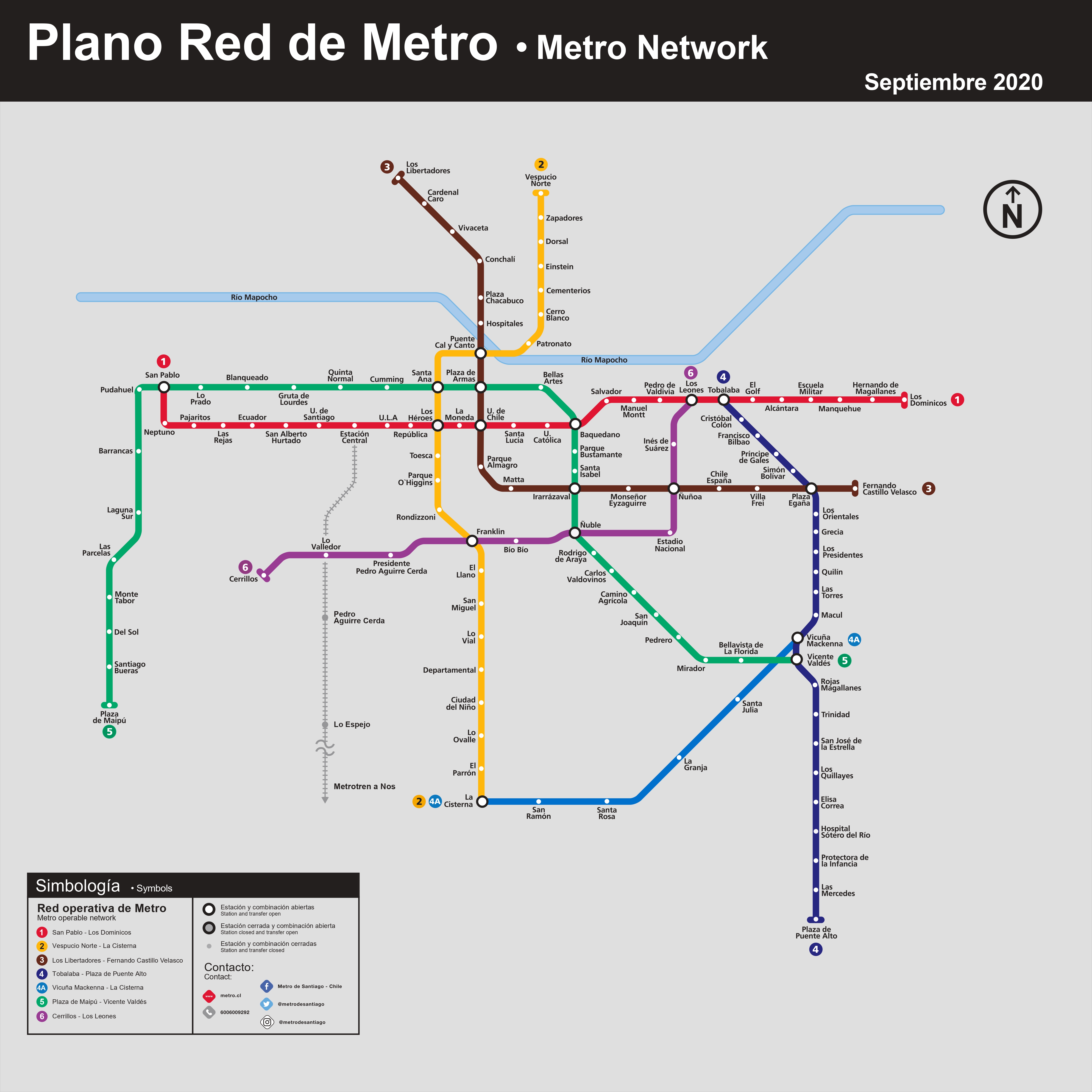 Metro de Santiago: Horarios, tarifas y conexiones