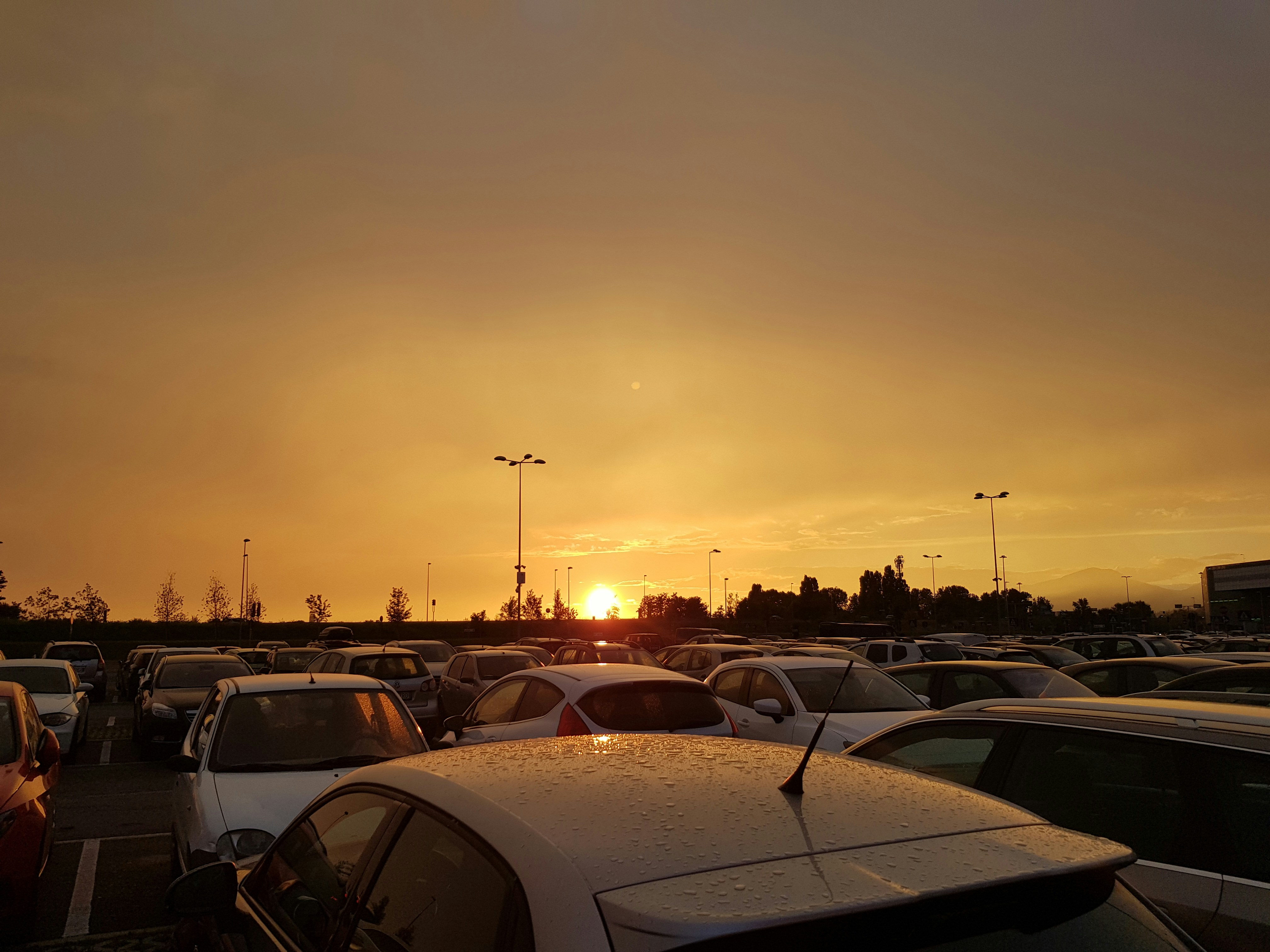 dejar el auto al sol