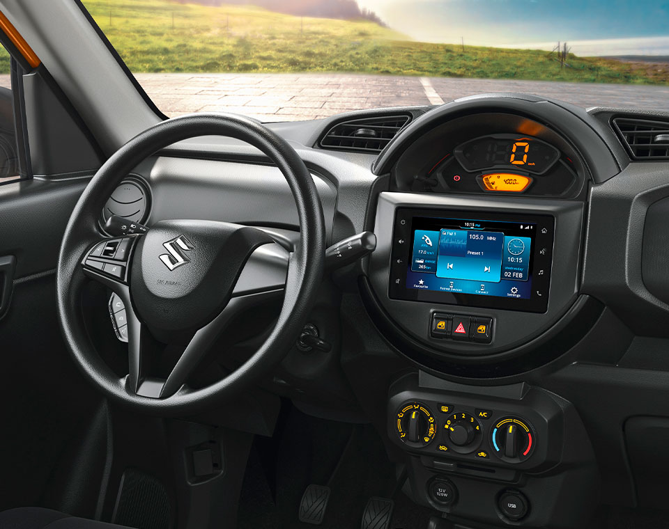 Suzuki S-Presso: radio con pantalla táctil