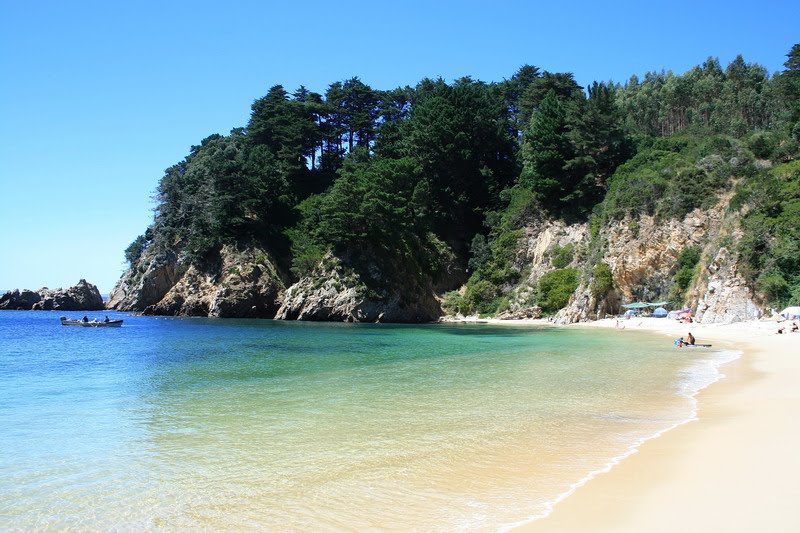 Lugares turísticos en Concepción y alrededores: playa ramuntcho