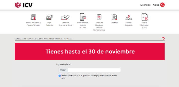 tarjeta de circulación en Nuevo León