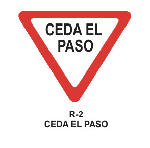 Papeleta g57 ceda el paso