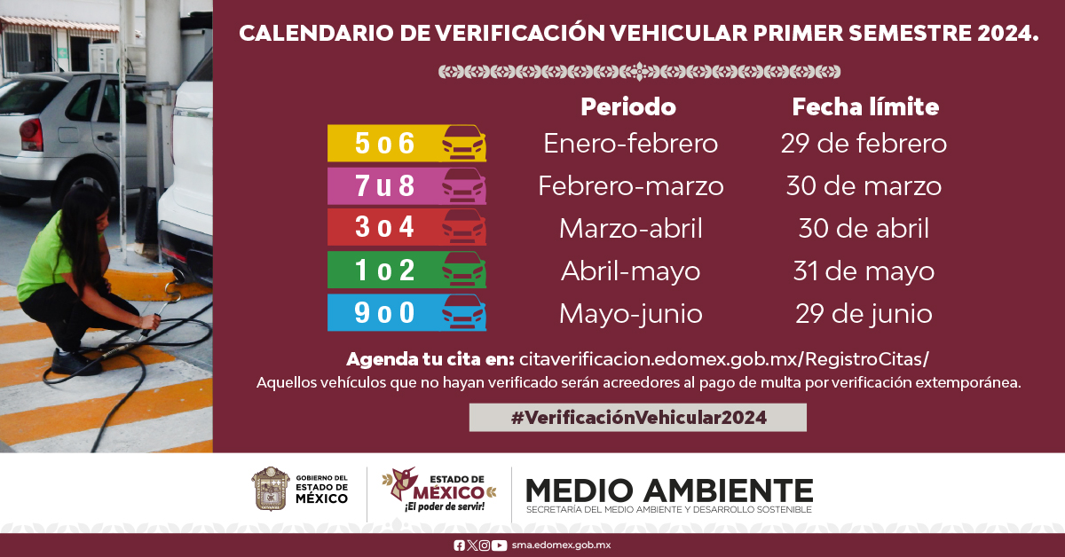 verificacion vehicular edomex 2024