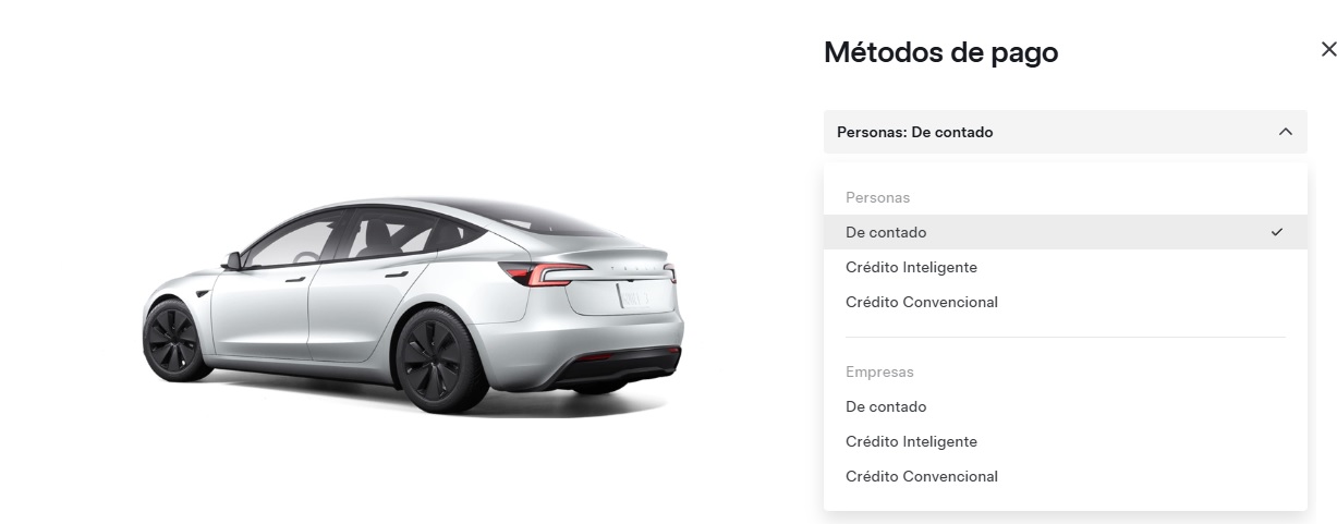 Financiamiento Tesla 