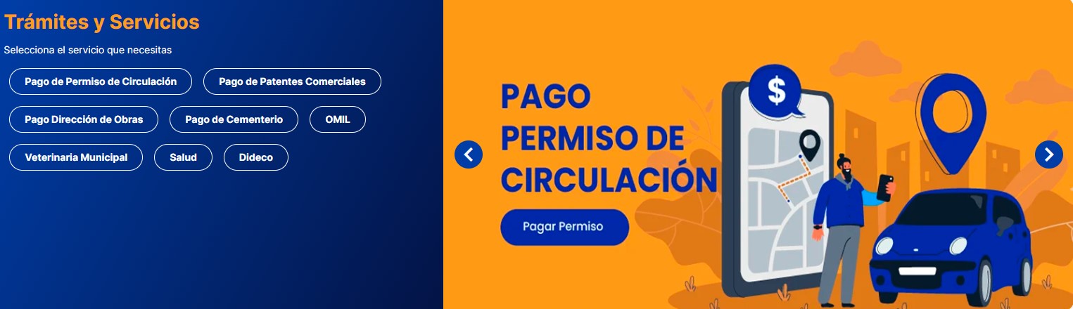 pagar permiso de circulación Aríca