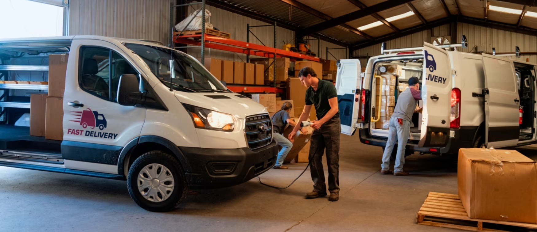 vehicular comerciales eléctricos Ford