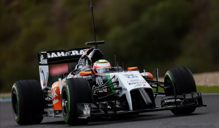 ¿Qué auto conduce Checo Pérez? Force India VJM07 (2014)