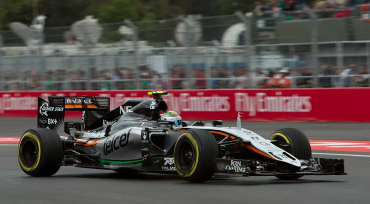 ¿Qué auto conduce Checo Pérez? Force India VJM08/VJM08B (2015)