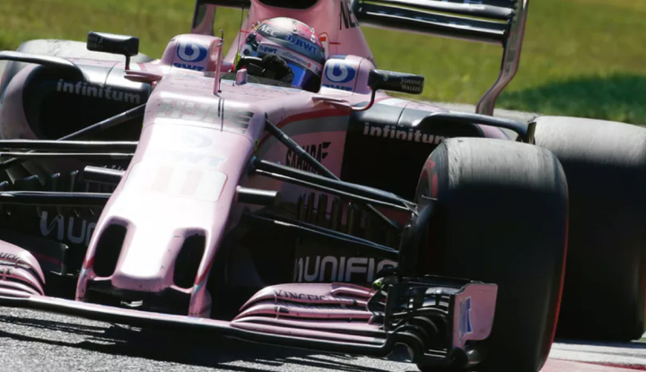 ¿Qué auto conduce Checo Pérez? Force India VJM10 (2017)
