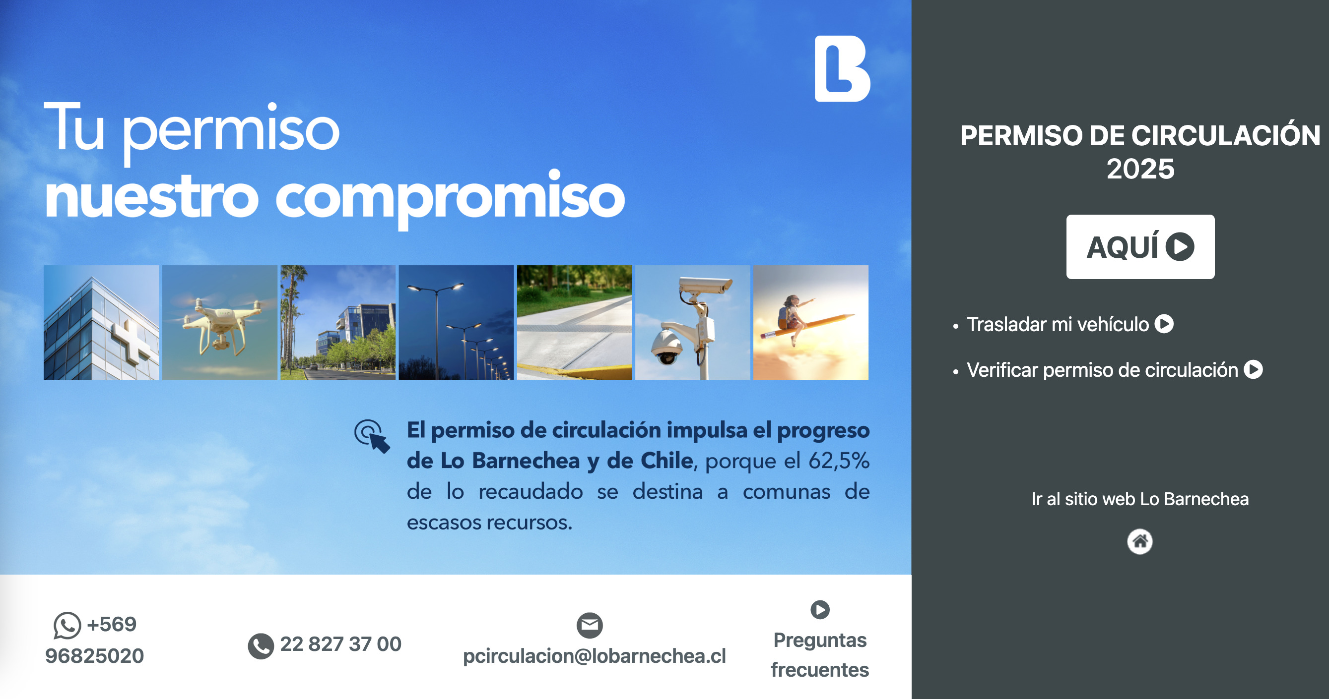 Permiso de circulación en Lo Barnechea online