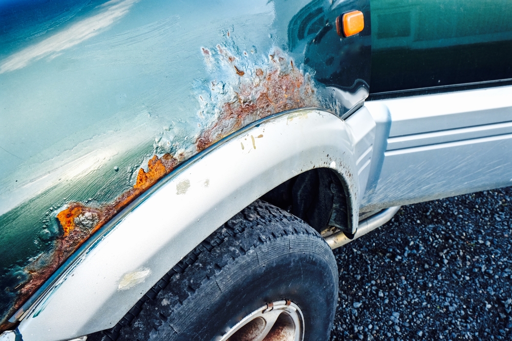 Carrocería oxidada: Óxido con escamas