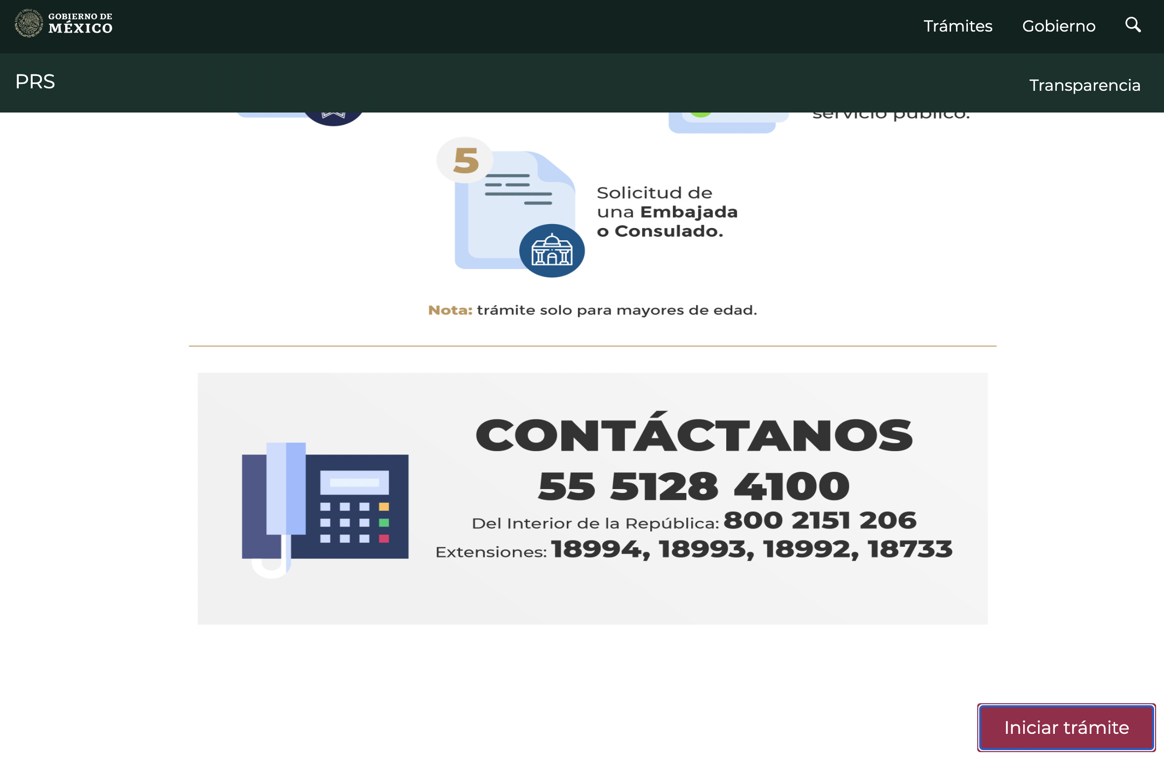 Antecedentes no penales federal
