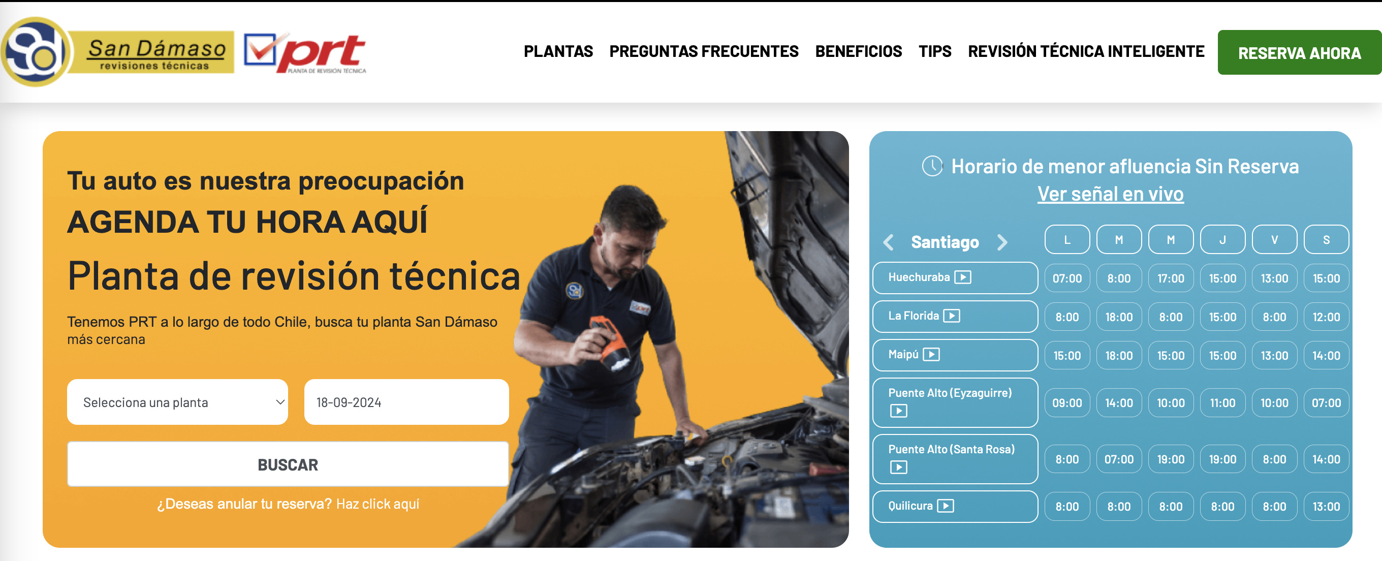 Revisión técnica en Puente Alto