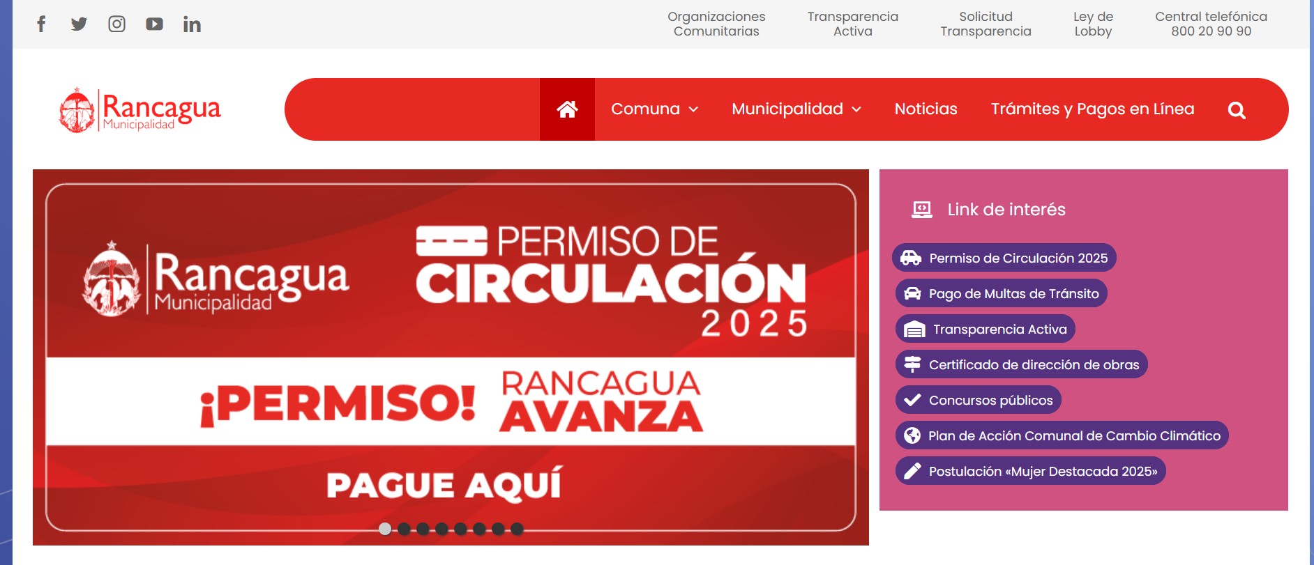 rancagua permiso de circulación