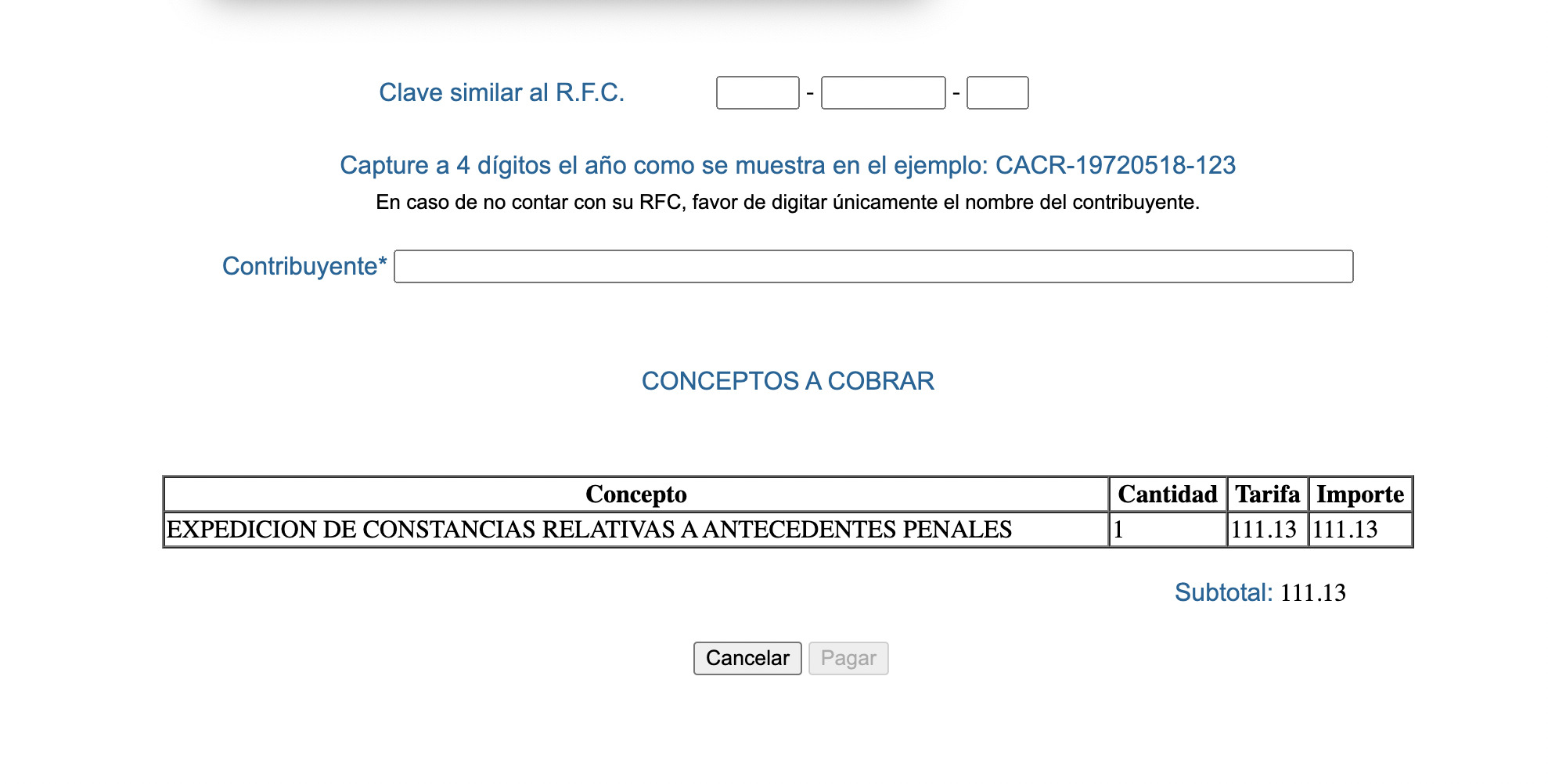 Carta de no antecedentes penales en Chihuahua