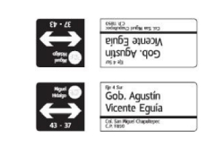 Señales de tránsito informativas