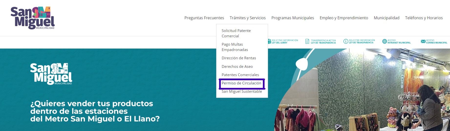pagar permiso circulación san miguel 2025