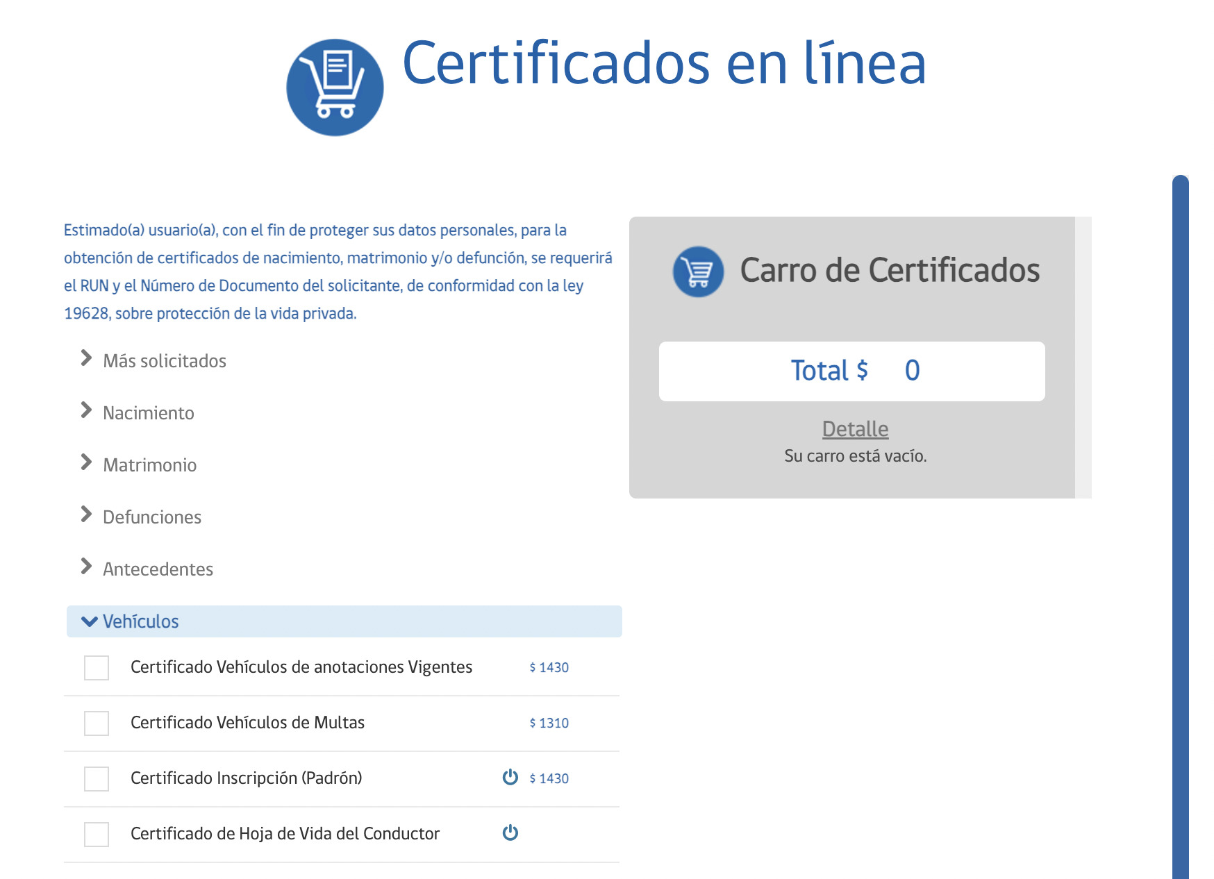 Registro Civil en Antofagasta